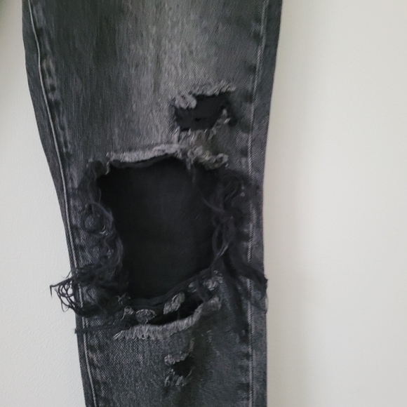 One Teaspoon High Waist Freebirds Rigid Skinny leg cropped jeans Sz 26 - Picture 11 of 16